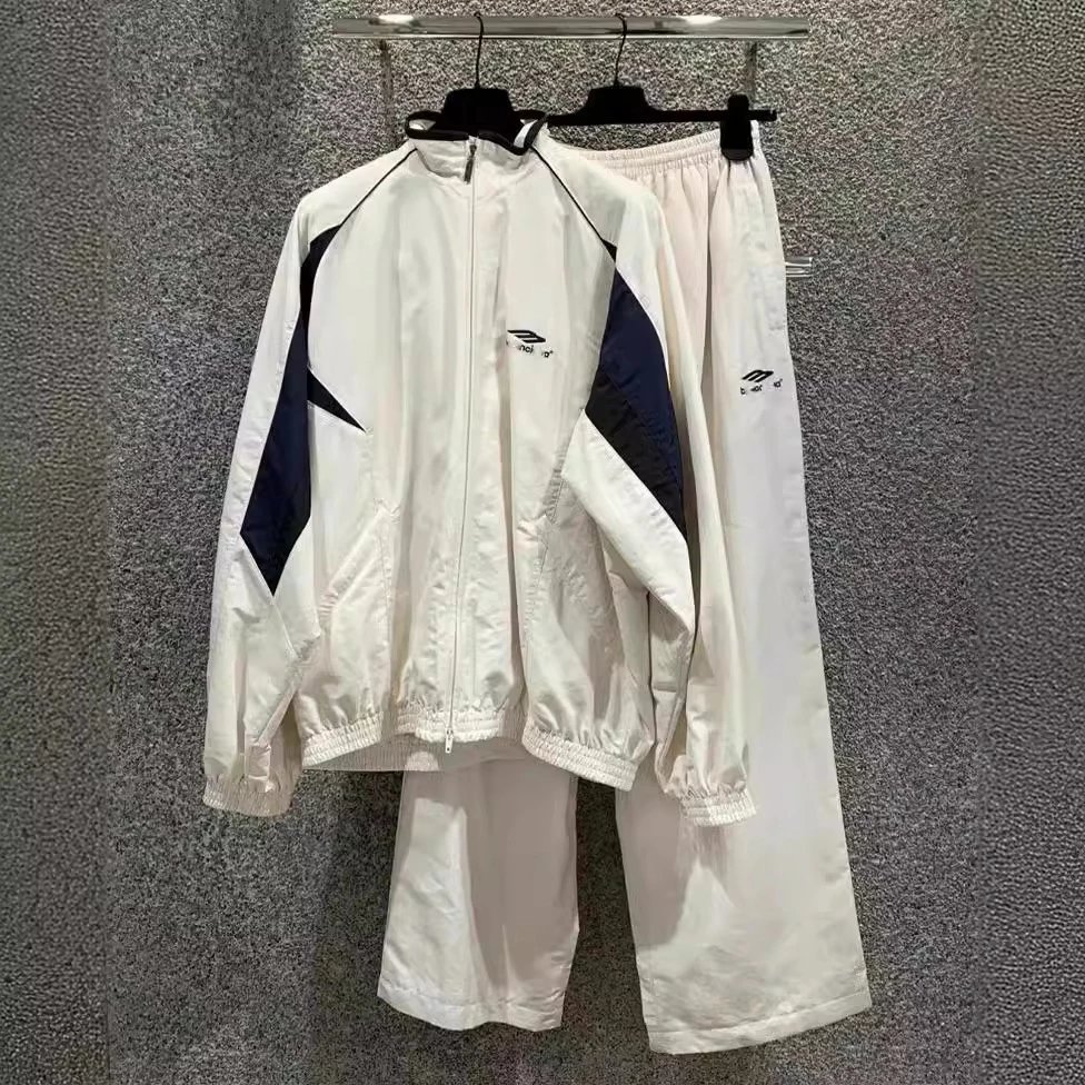 Japanese/Korean style sporty wide-leg casual pants - rep spodnie