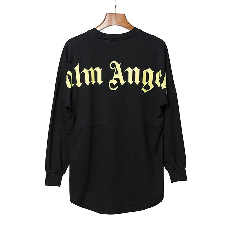 Palm Angels Classic Gothic Font Long-Sleeve T-Shirt - rep Palm Angels