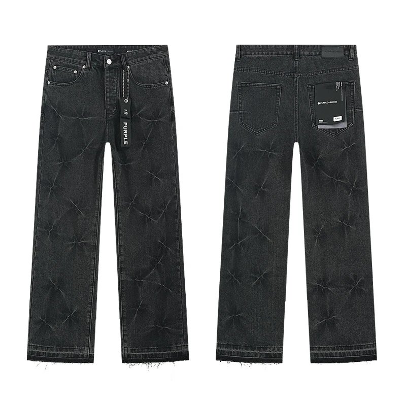 American Streetwear / High-Street Style Distressed & Ripped Denim Collection - rep spodnie