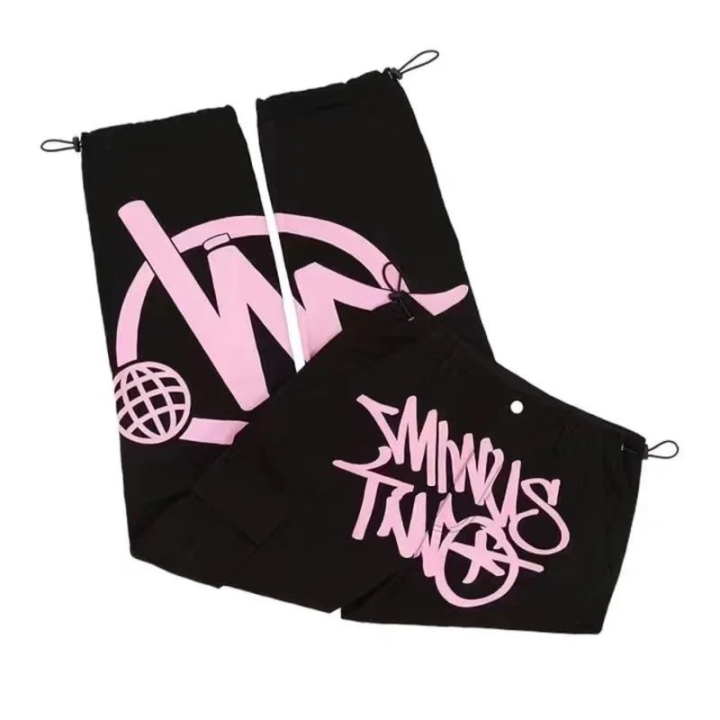 American street graffiti style cargo pants - rep spodnie