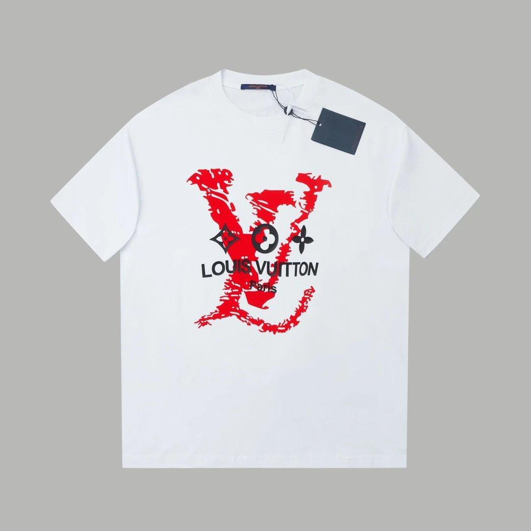 Louis Vuitton themed short-sleeved T-shirt - rep koszulki