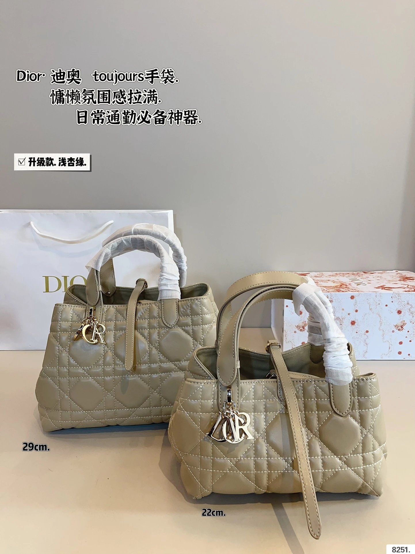 Dior's Classic Bags - rep torby