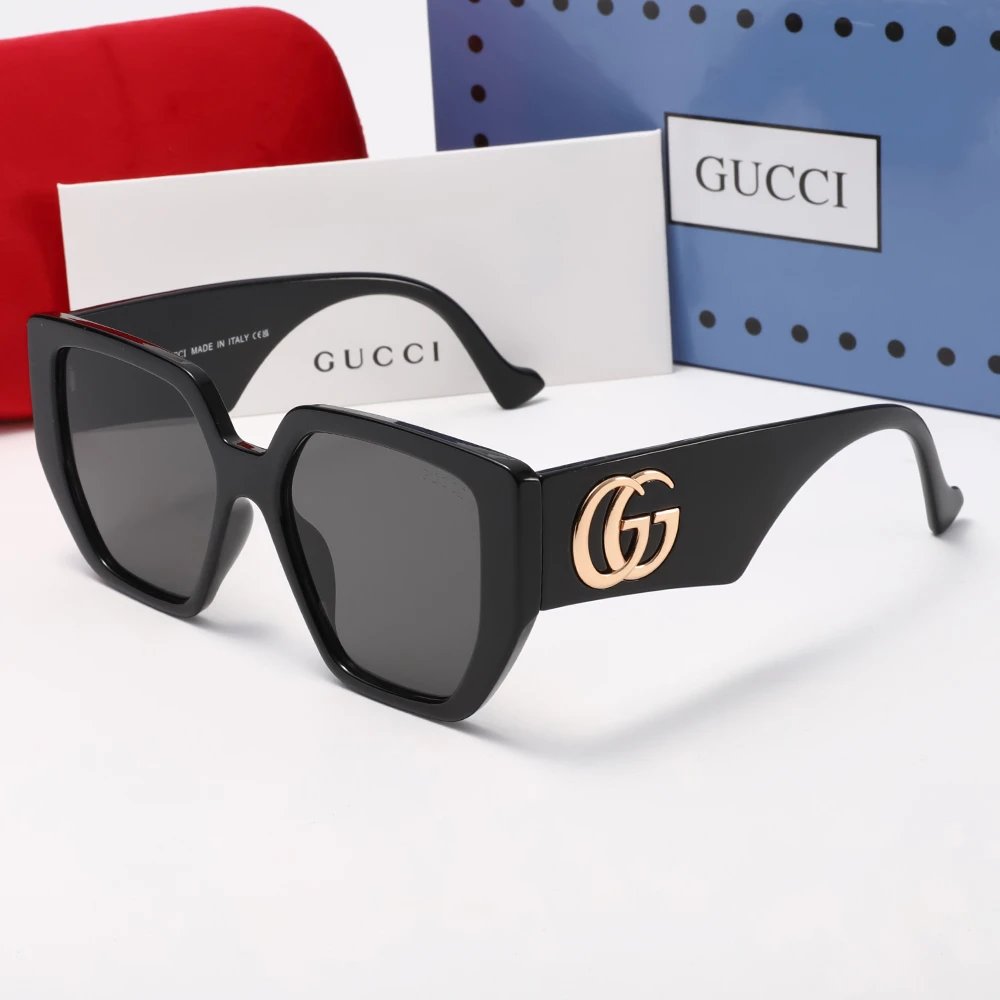 Gucci Classic Oversized Frame Sunglasses - rep okulary