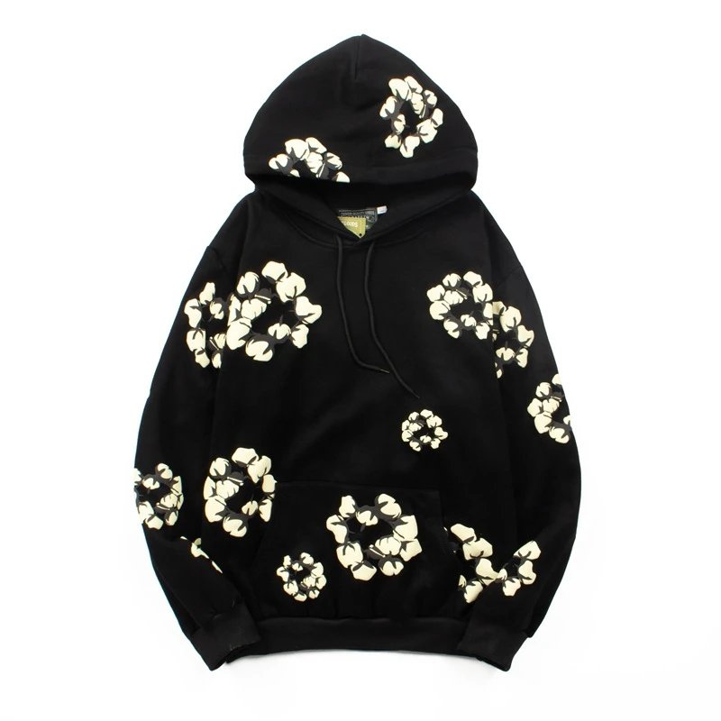 Denim Tears Cotton Wreath Print Hoodie - rep Denim Tears