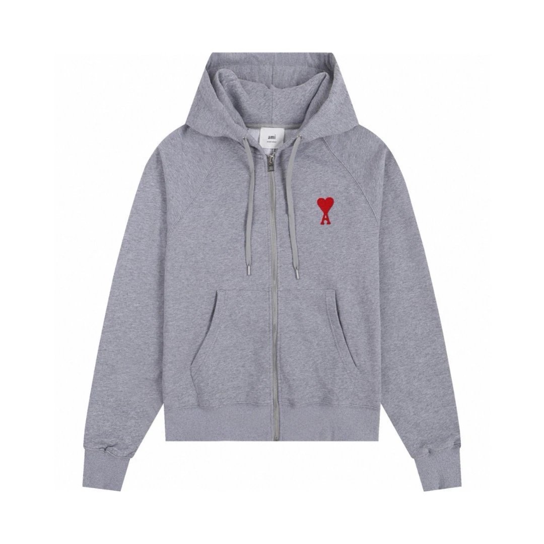 AMI Paris Ami de Coeur Zip-Up Hoodie - rep Ami Paris