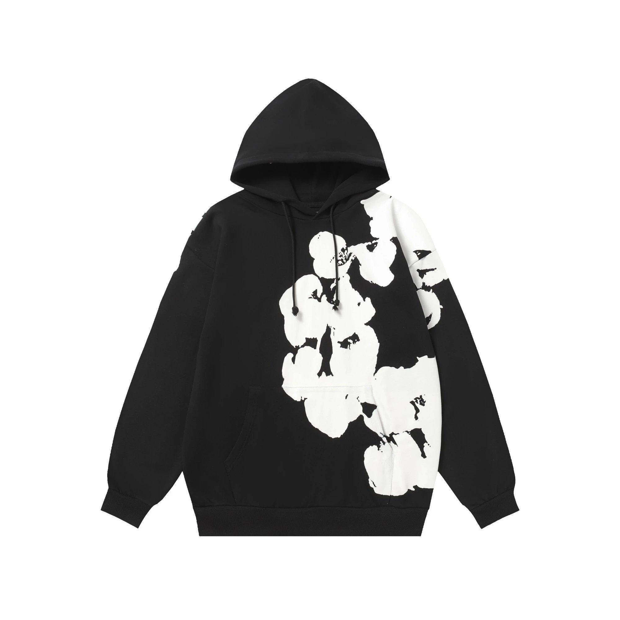 Denim Tears Abstract Cotton Wreath Print Hoodie - rep Denim Tears